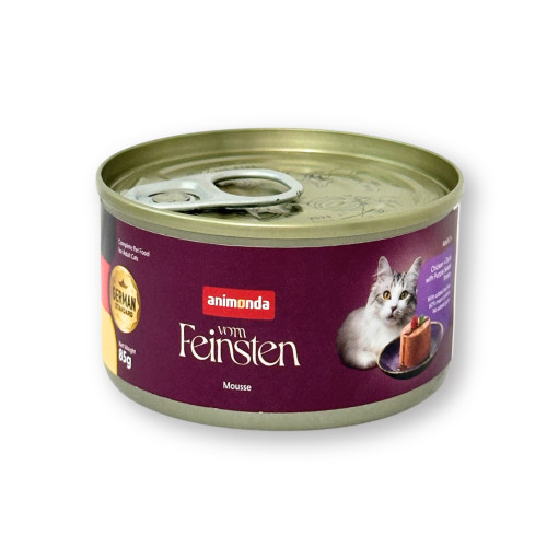 Animonda - Vom Feinsten Mousse ((Chicken + Duck with Purple Sweet Potato)) Adult Cats 85g (848770) 非凡成貓慕斯主食罐 雞鴨配紫薯 85克 (EXP: 7月/2028)